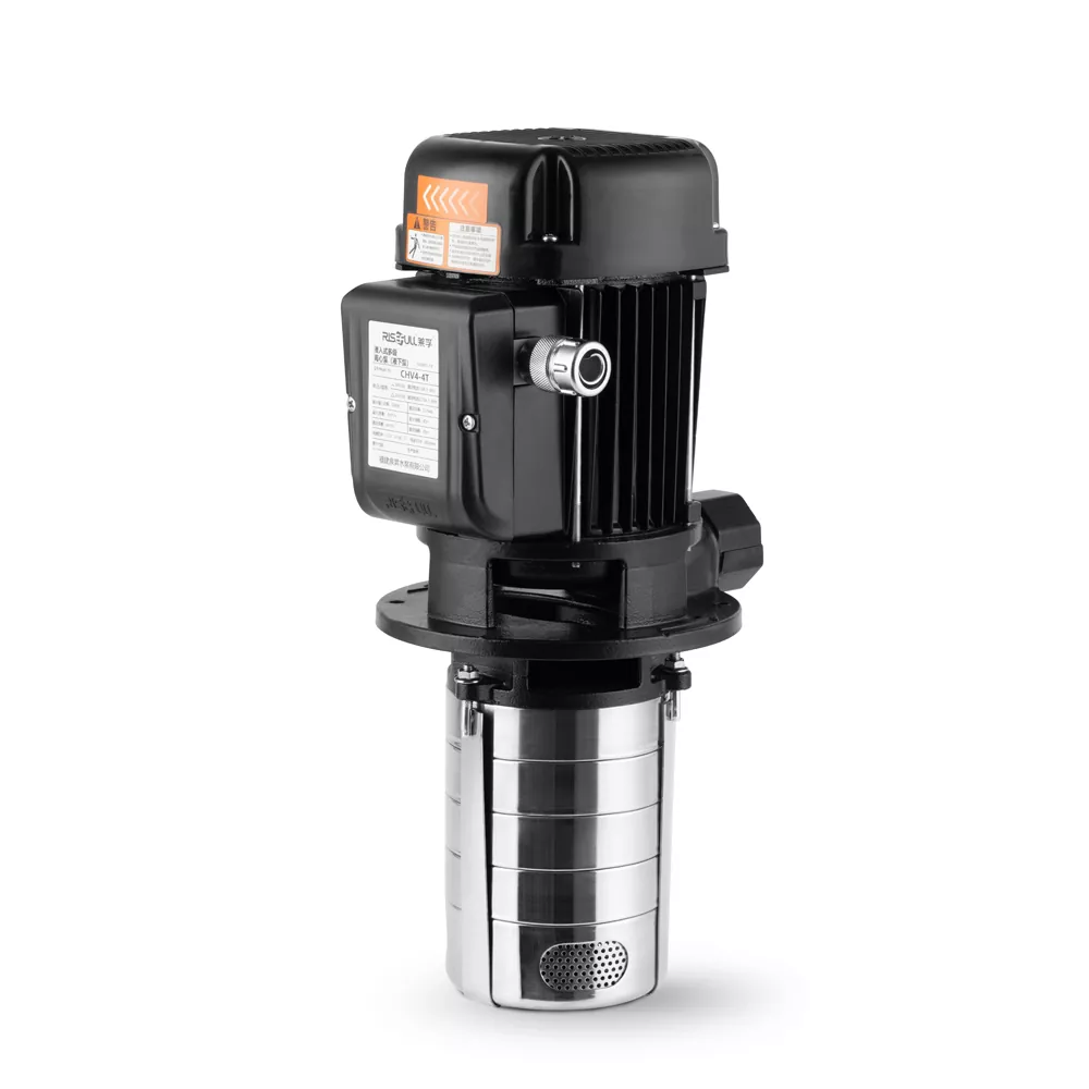 Электрический насос высокого давления Risefull для коммерческого использования, номинальный расход 2 м³/ч, погружной, из нержавеющей стали, вертикальный, многоступенчатый